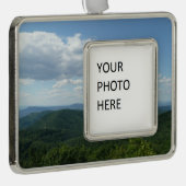 Appalachian Mountains I Shenandoah Verzilverd Omlijst Ornament (Rechts)