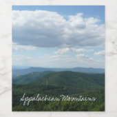 Appalachian Mountains I Shenandoah Wijn Etiket (Enkel label)
