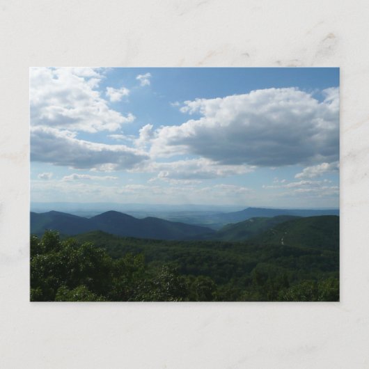 Appalachian Mountains II Shenandoah Briefkaart (Voorkant)