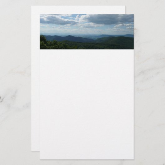 Appalachian Mountains II Shenandoah Briefpapier (Voorkant / Achterkant)