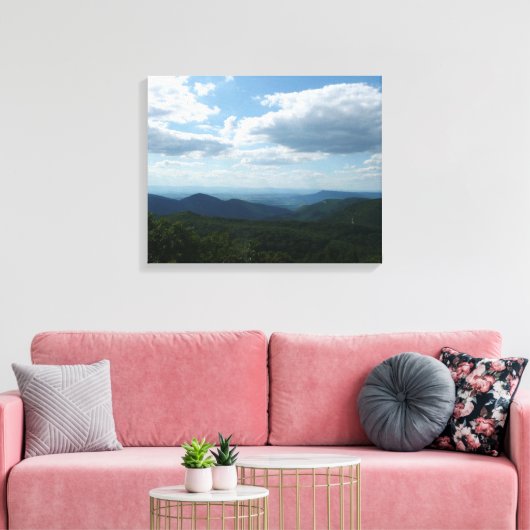 Appalachian Mountains II Shenandoah Canvas Afdruk (Insitu (Woonkamer))
