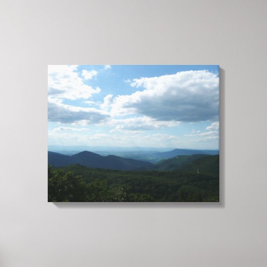 Appalachian Mountains II Shenandoah Canvas Afdruk (Voorkant)