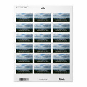 Appalachian Mountains II Shenandoah Etiket (Full Sheet)