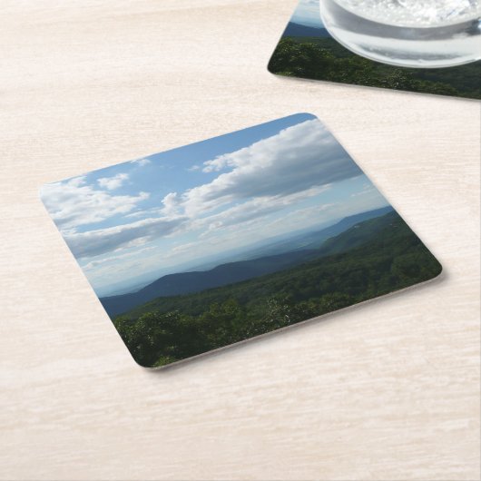 Appalachian Mountains II Shenandoah Kartonnen Onderzetters (Schuin)