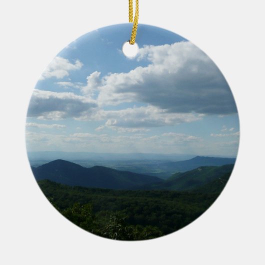 Appalachian Mountains II Shenandoah Keramisch Ornament (Voorkant)
