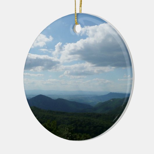 Appalachian Mountains II Shenandoah Keramisch Ornament (Links)