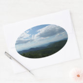 Appalachian Mountains II Shenandoah Ovale Sticker (Envelop)