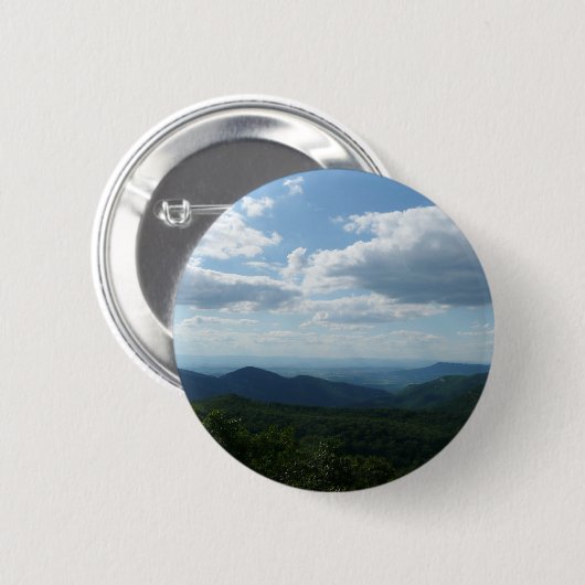 Appalachian Mountains II Shenandoah Ronde Button 5,7 Cm (Voorkant /achterkant)