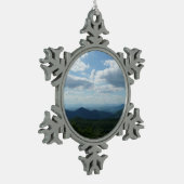 Appalachian Mountains II Shenandoah Tin Sneeuwvlok Ornament (Links)
