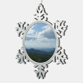 Appalachian Mountains II Shenandoah Tin Sneeuwvlok Ornament (Rechts)