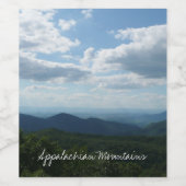 Appalachian Mountains II Shenandoah Wijn Etiket (Enkel label)