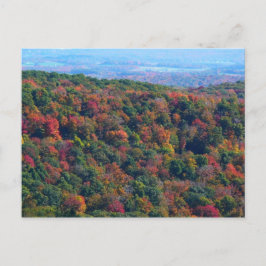 Appalachian Mountains in de herfst Briefkaart