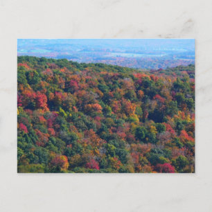 Appalachian Mountains in de herfst Briefkaart