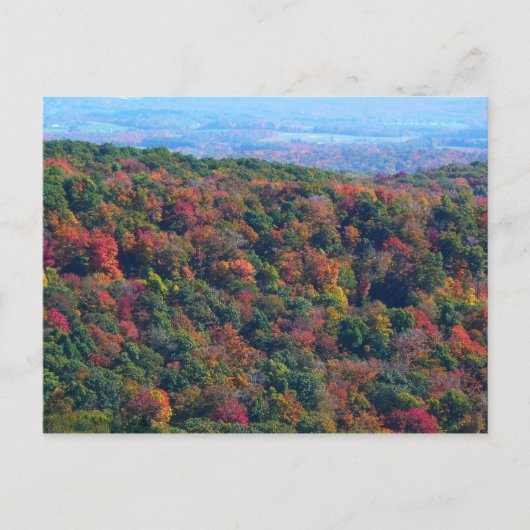 Appalachian Mountains in de herfst Briefkaart (Voorkant)