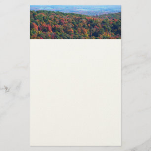 Appalachian Mountains in de herfst Briefpapier
