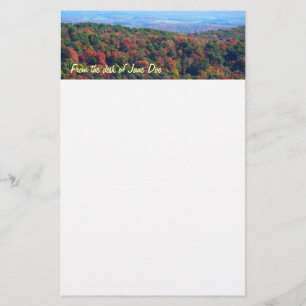 Appalachian Mountains in de herfst Briefpapier