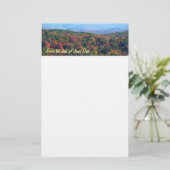 Appalachian Mountains in de herfst Briefpapier (Staand voorkant)