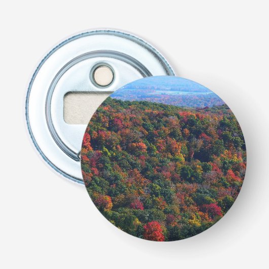 Appalachian Mountains in de herfst Button Flesopener (Voorkant)