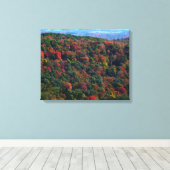 Appalachian Mountains in de herfst Canvas Afdruk (Insitu (Houten vloer))