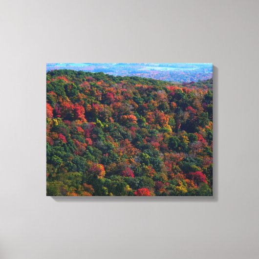 Appalachian Mountains in de herfst Canvas Afdruk (Voorkant)
