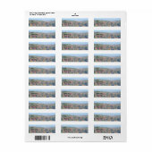 Appalachian Mountains in de herfst Etiket (Full Sheet)