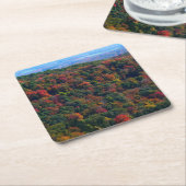 Appalachian Mountains in de herfst Kartonnen Onderzetters (Schuin)