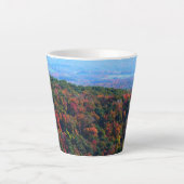 Appalachian Mountains in de herfst Latte Mok (Voorkant)
