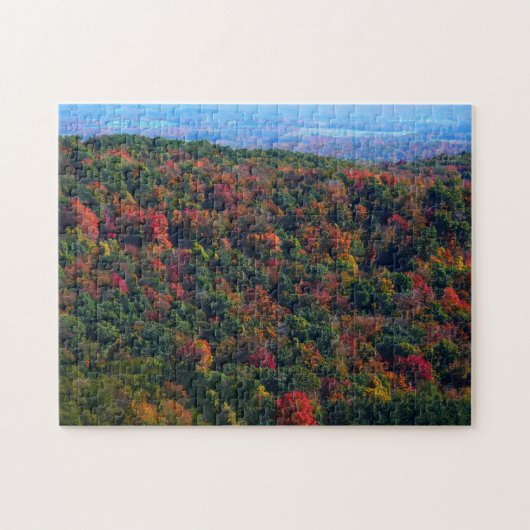 Appalachian Mountains in de herfst Legpuzzel (Horizontaal)