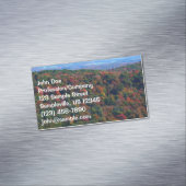 Appalachian Mountains in de herfst Magnetisch Visitekaartje (Voorbeeld)