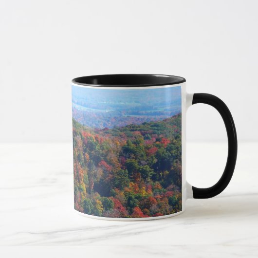 Appalachian Mountains in de herfst Mok (Rechts)