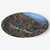 Appalachian Mountains in de herfst Papieren Bordje (Gekanteld)
