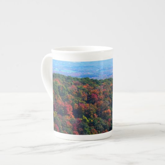 Appalachian Mountains in de herfst Porselein Kop (Links)