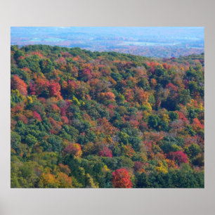 Appalachian Mountains in de herfst Poster