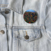 Appalachian Mountains in de herfst Ronde Button 5,7 Cm (In situ)