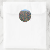 Appalachian Mountains in de herfst Ronde Sticker (Tas)