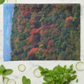 Appalachian Mountains in de herfst Theedoek (Gevouwen)
