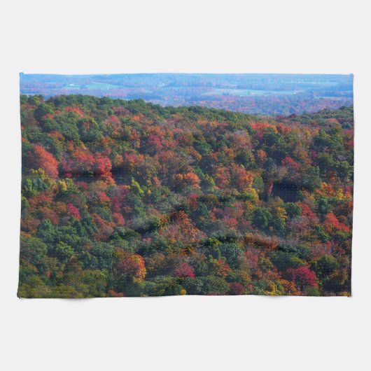 Appalachian Mountains in de herfst Theedoek (Horizontaal)