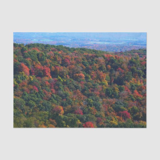 Appalachian Mountains in de herfst Tissuepapier (Voorkant)