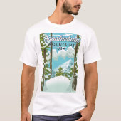 Appalachian Mountains Travel poster T-shirt (Voorkant)