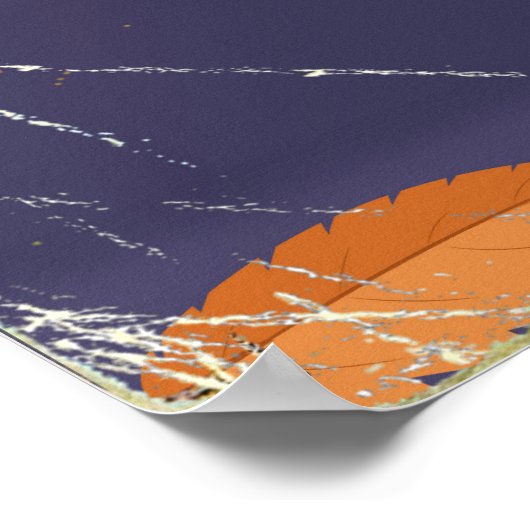 Appalachian Mountains vintage-poster Poster (Hoek)