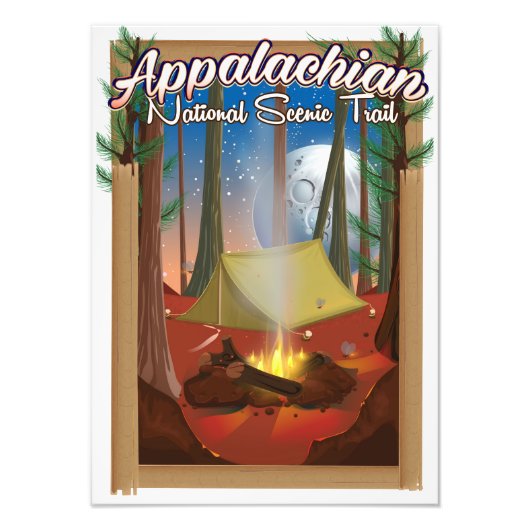 Appalachian National Scenic Trail Foto Afdruk (Voorkant)