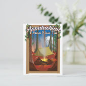Appalachian National Schilderachtig Trail Briefkaart (Staand voorkant)