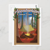 Appalachian National Schilderachtig Trail Briefkaart (Voorkant / Achterkant)