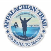 Appalachian Trail 2 Sticker (Voorkant)