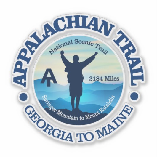 Appalachian Trail 2 Sticker (Voorkant)