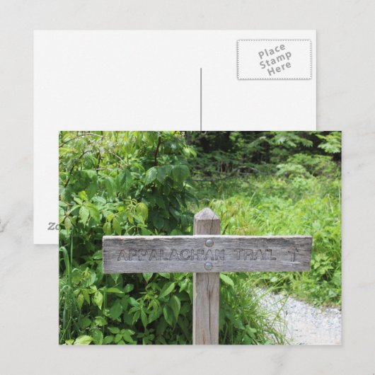 Appalachian Trail-ansichtkaart Briefkaart (Voorkant / Achterkant)