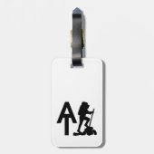 Appalachian Trail - AT - Bucket List Hike Bagagelabel (Achterkant verticaal)