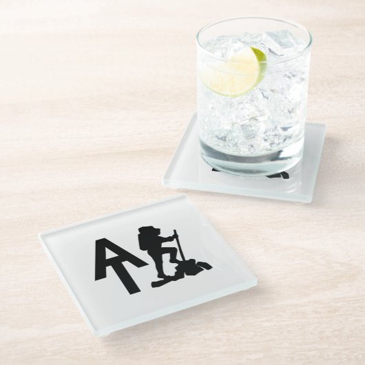 Appalachian Trail - AT - Bucket List Hike Glazen Onderzetter (Schuin)