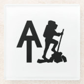 Appalachian Trail - AT - Bucket List Hike Glazen Onderzetter (Voorkant)
