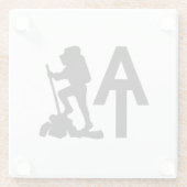Appalachian Trail - AT - Bucket List Hike Glazen Onderzetter (Achterkant)